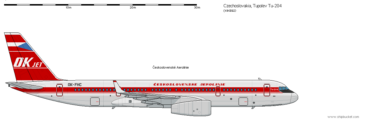 Tupolev Tu-204  Czechoslovak Airlines