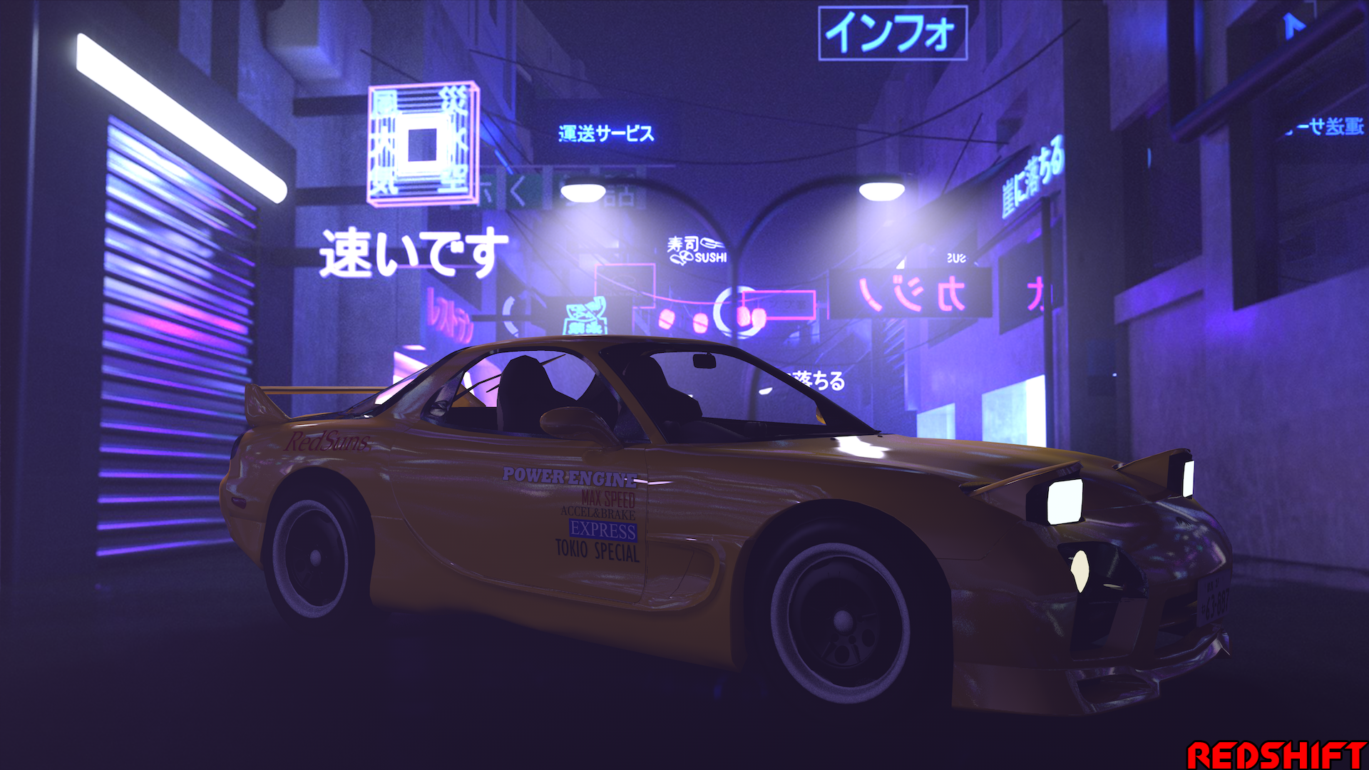 GT86 and GC8 Initial D scene remake by Redshift59 on DeviantArt