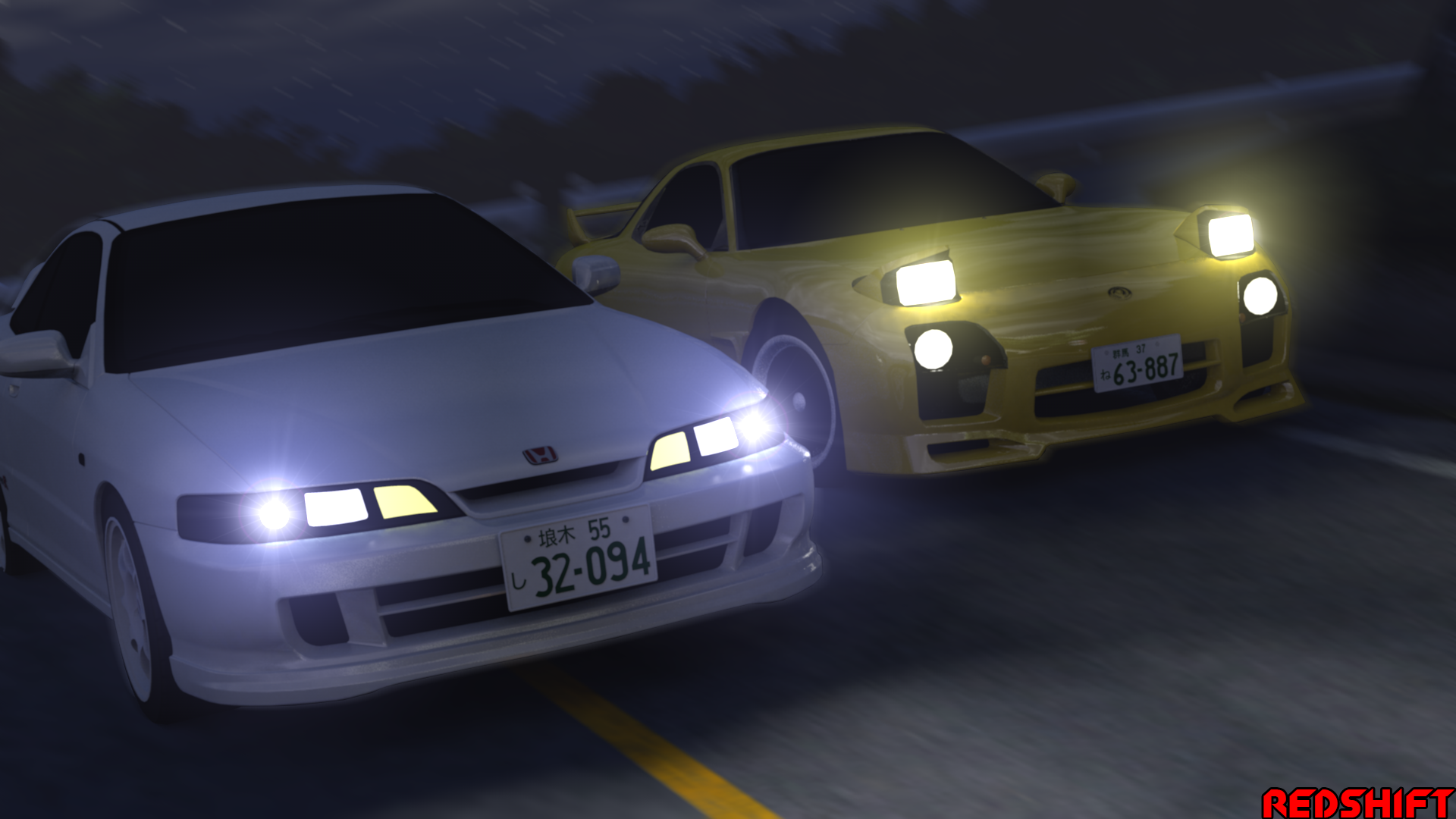 Fd3s Vs Dc2 Initial D Scene Remake By Redshift59 On Deviantart Fd3s Vs Dc2 Initial D Scene Remake By Redshift59 On Deviantart