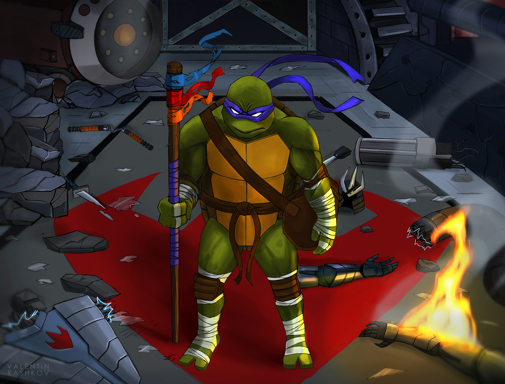 Donatello TMNT 2003 by ChosenDraws on DeviantArt