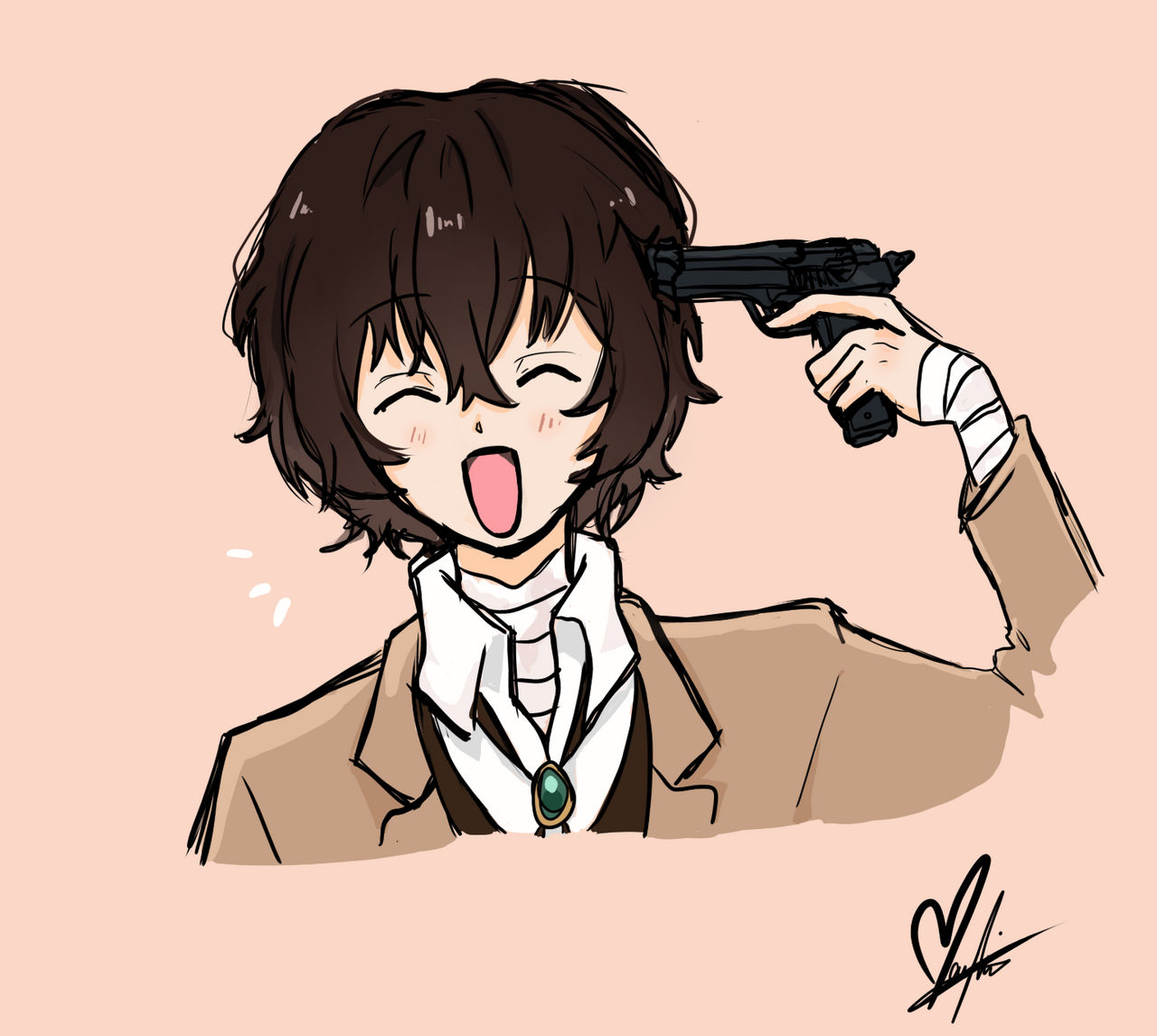 dazai :) by Meihua0130 on DeviantArt