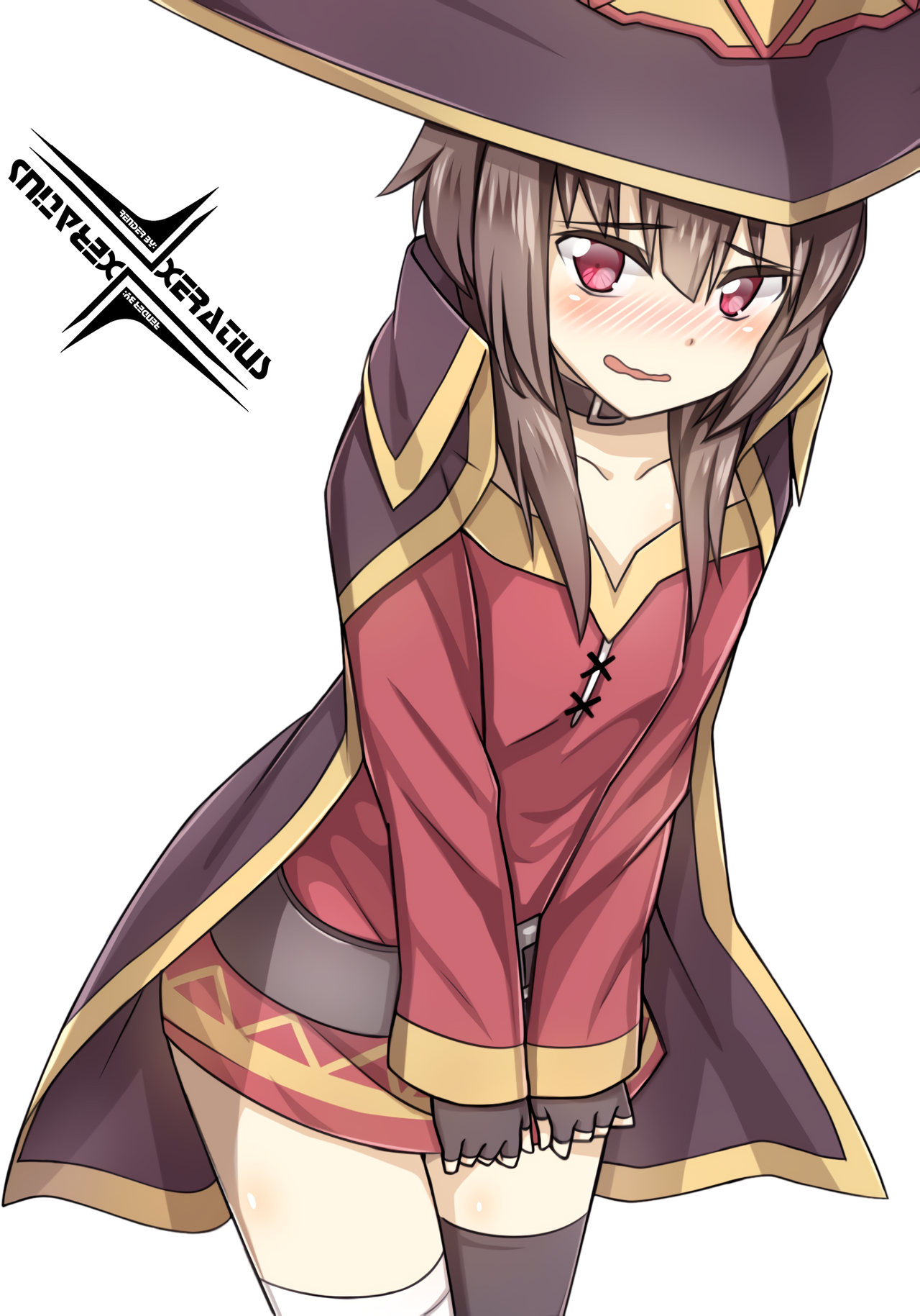 Megumin Hyperdistorted Megumin Render #1 by DrunkSponge on DeviantArt