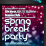 Spring Break Flyer Template