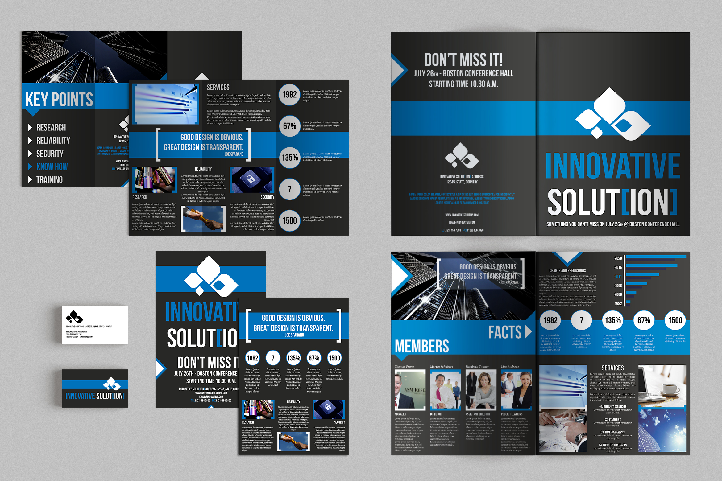 Set of Brochures / Stationery 06 by andre2886