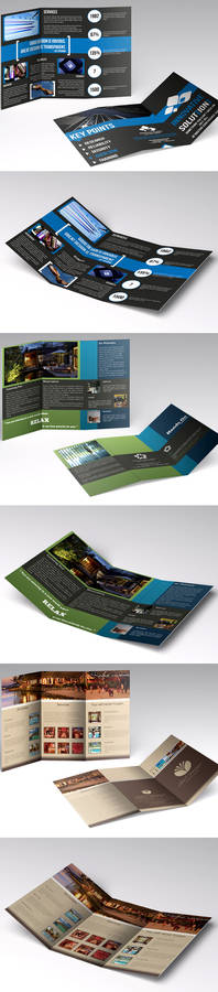 Trifold Brochures Bundle Pack