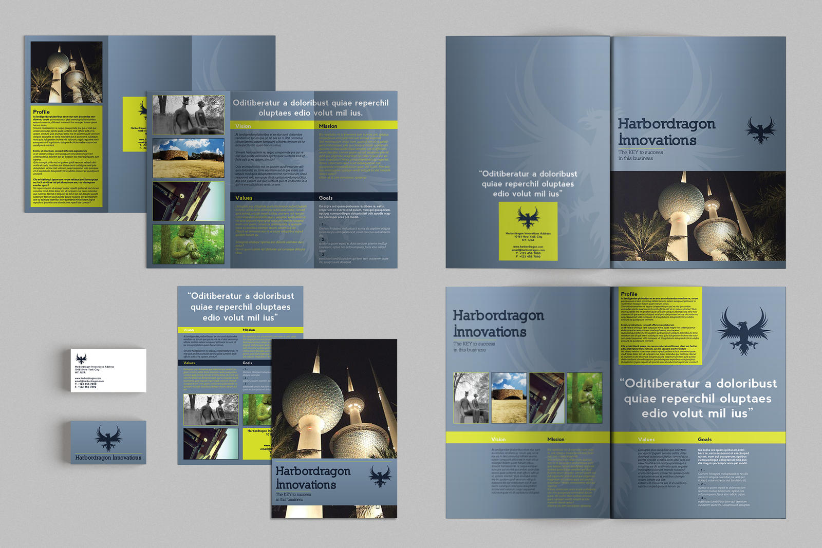 Set of Brochures / Stationery 09