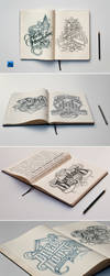 Sketch Book Mockups by andre2886