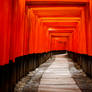 Fushimi Inari Shrine in Kyoto, Red Torii