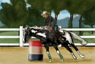 Barrel Racing - FINAL by Belladonna369 on DeviantArt