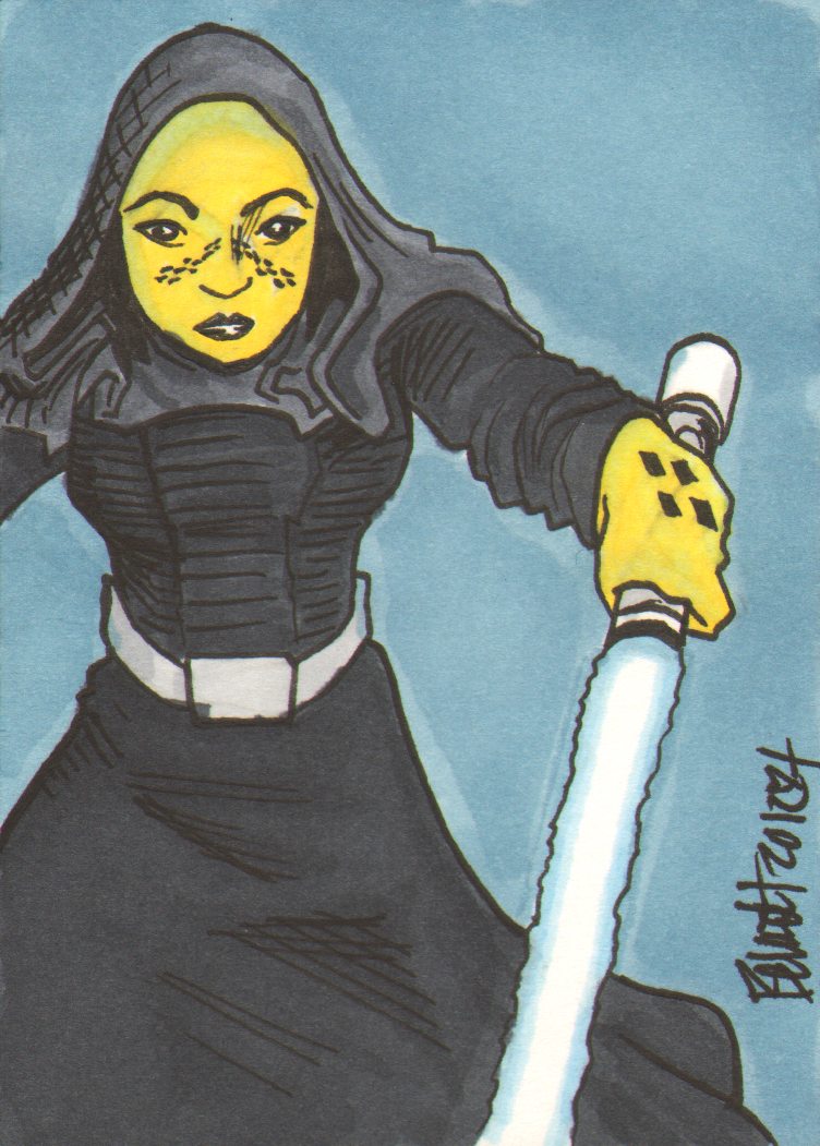 Barriss Offee Sketch Card