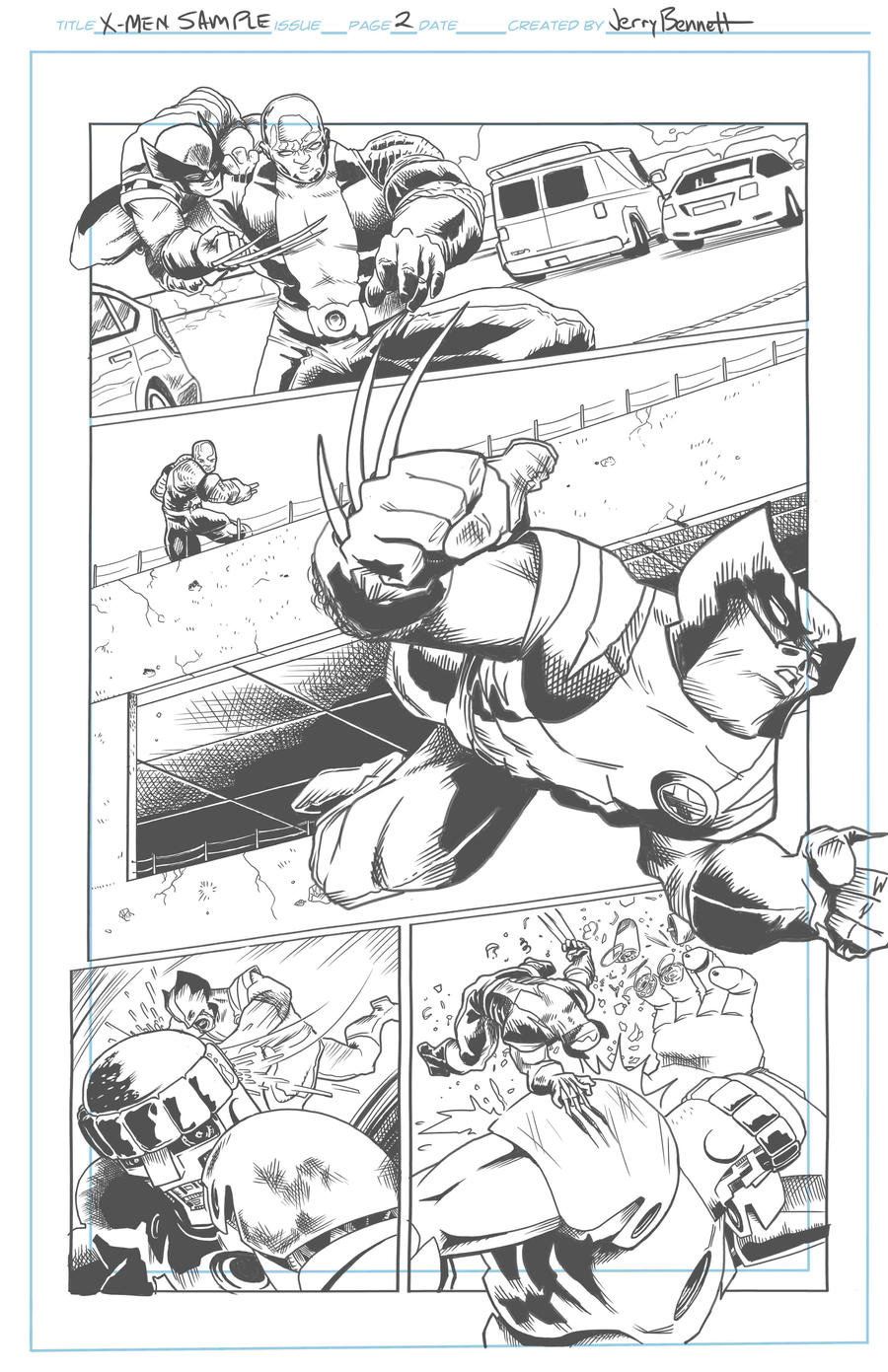 X-Men Sample page 2
