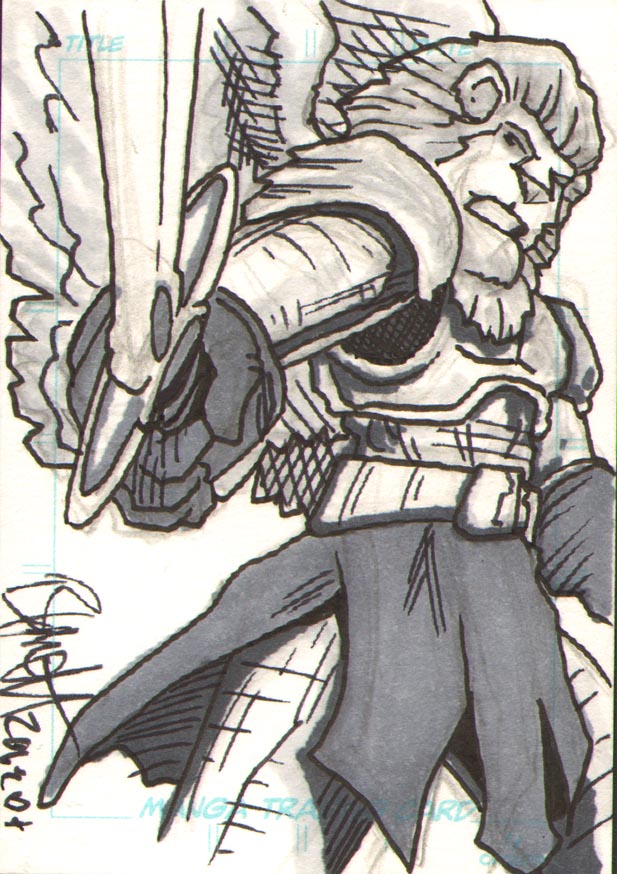 Guardian Angel Sketchcard