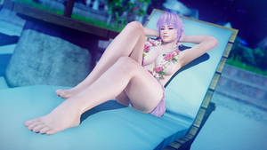 Ayane Resting in the Moonlight