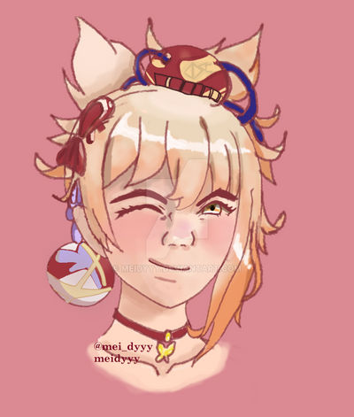 Yoimiya by meidyyy on DeviantArt