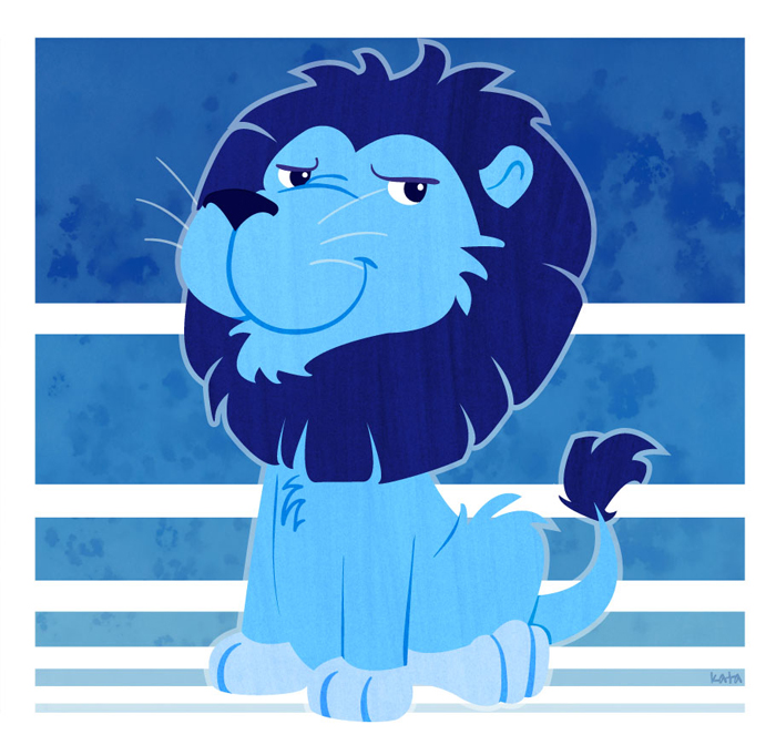 Blue Lion is Blue