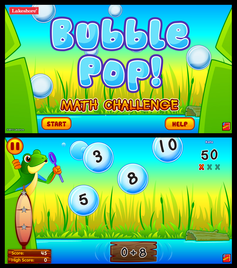 Bubble Pop! Lakeshore Educational Game