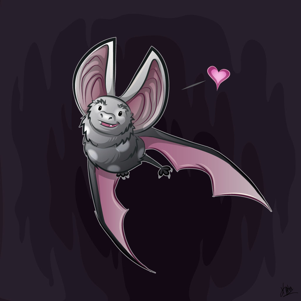 Spotted Bat by Kata on DeviantArt