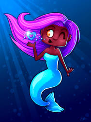 Mermaid: Purple