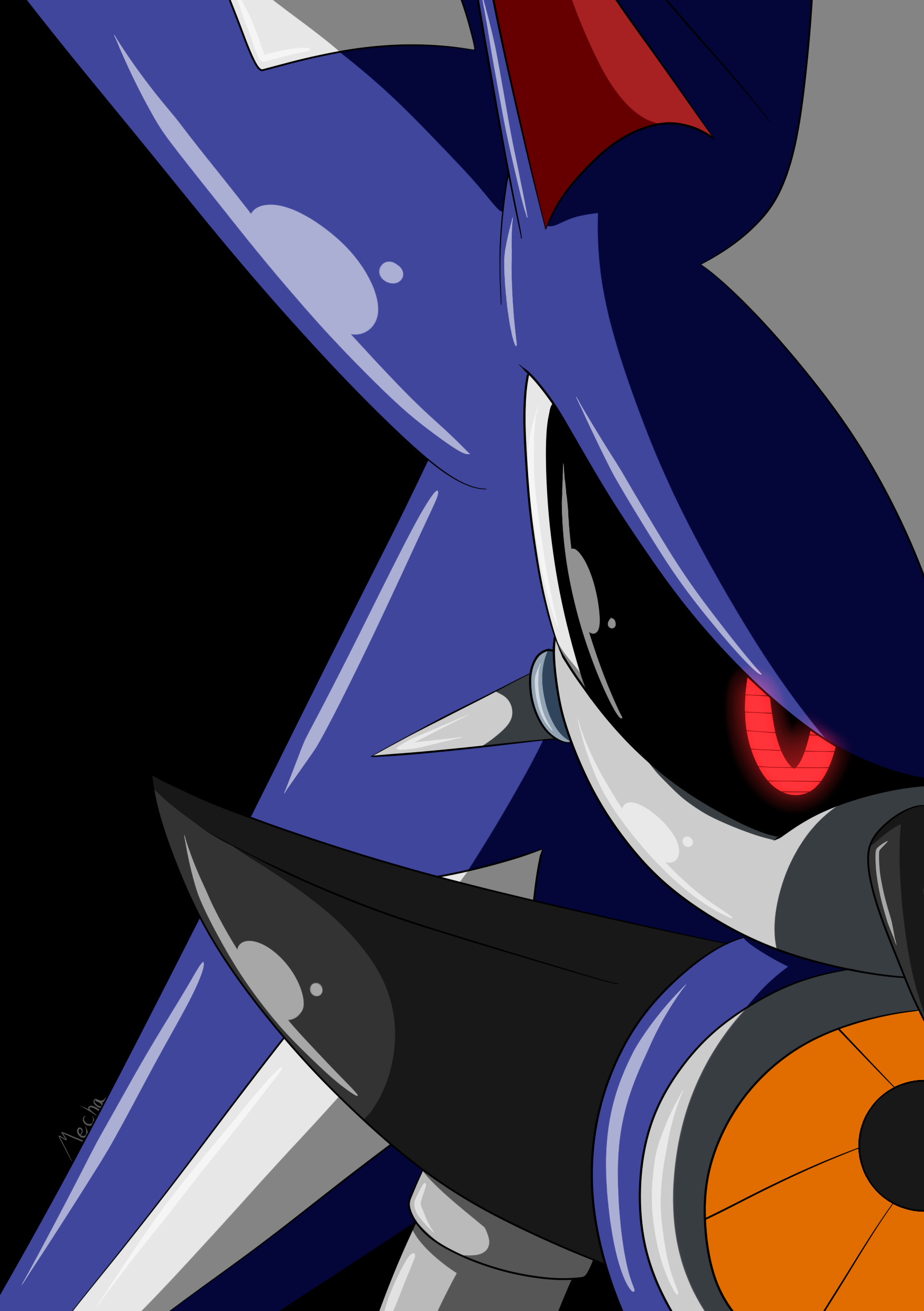 Neo metal sonic card by MechatheTecha on DeviantArt