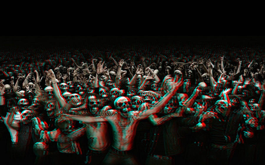 Death Metal Concert 3-D conversion