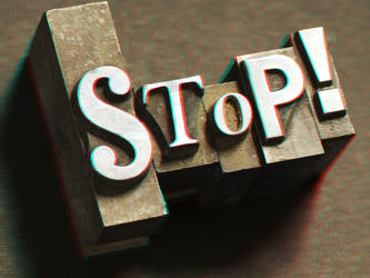 Stop! 3-D conversion