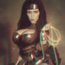 Steampunk Wonder Woman 3-D conversion