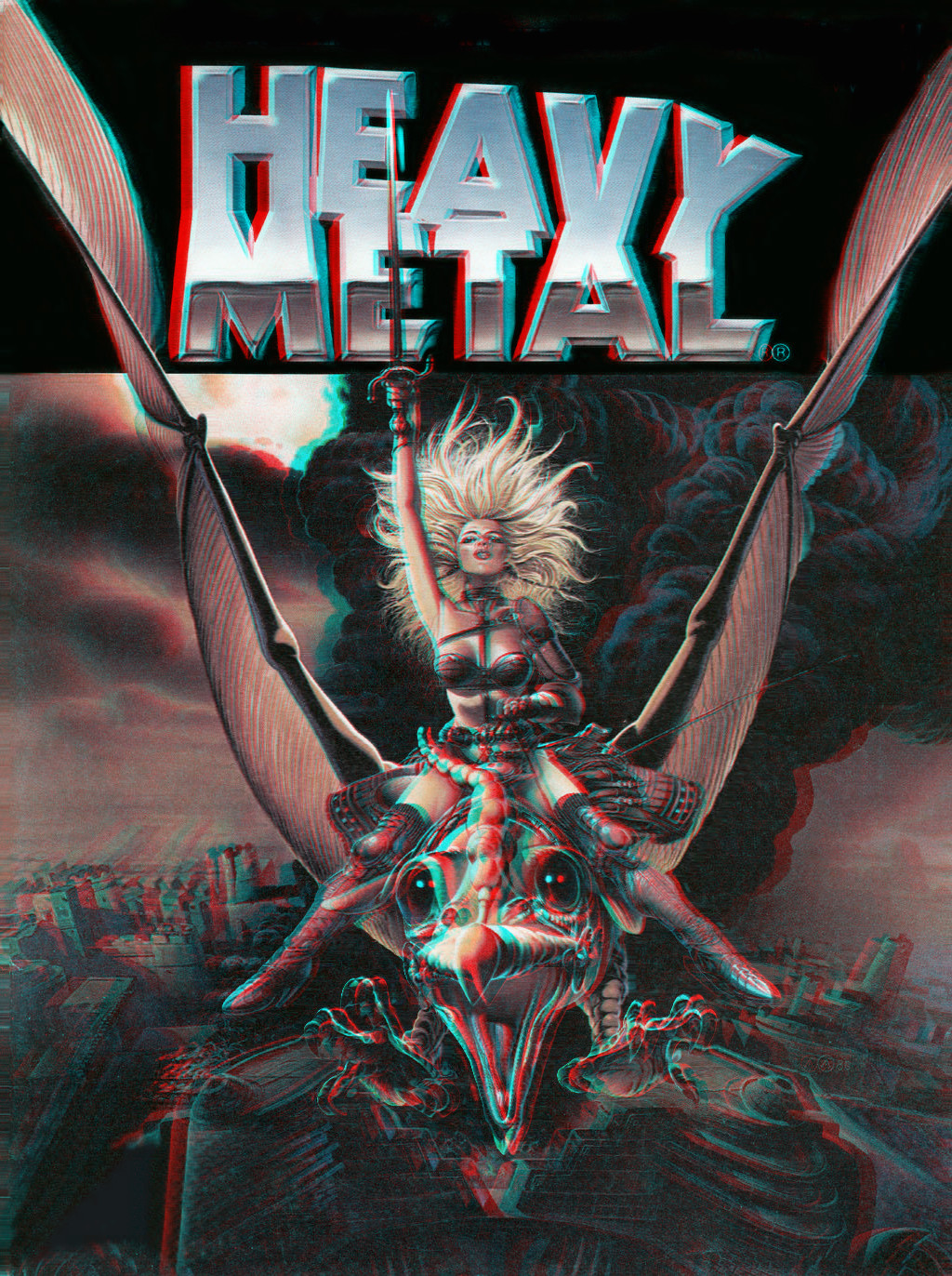 Heavy Metal cover 3-D conversion