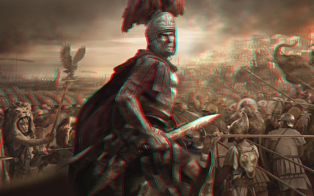 Roman Battle 3-D conversion