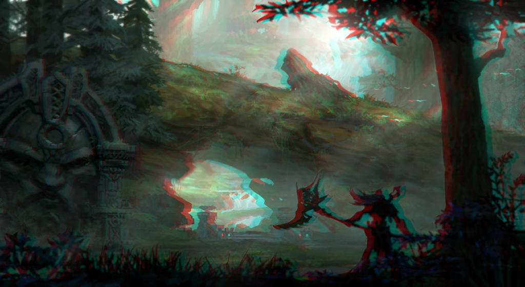 Ancient Forest 3-D conversion