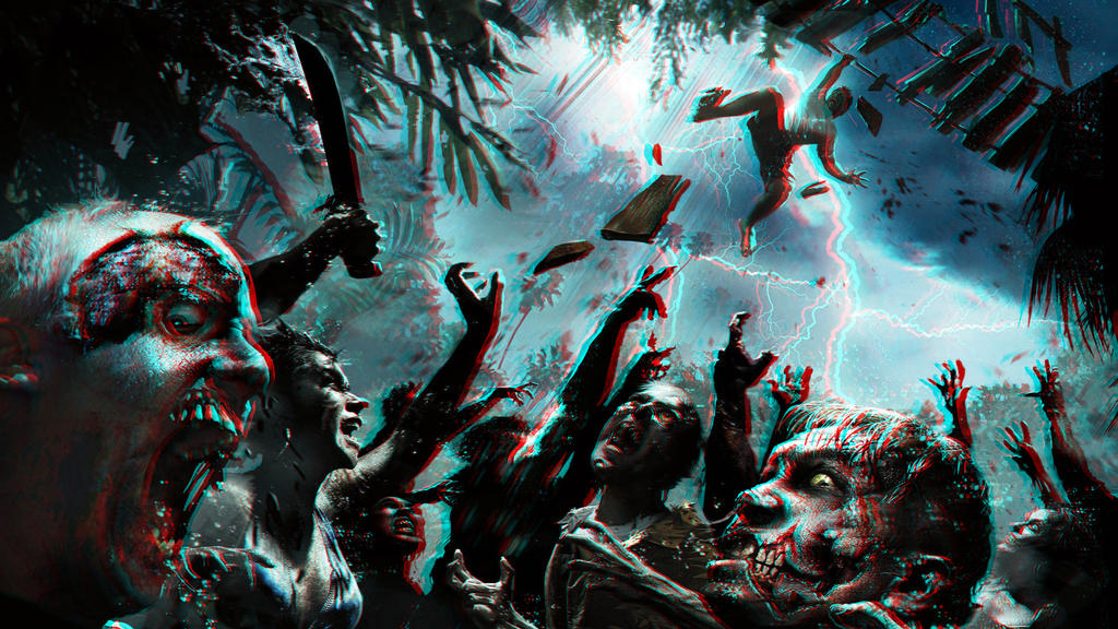 Dead Island Zombies 3-D conversion