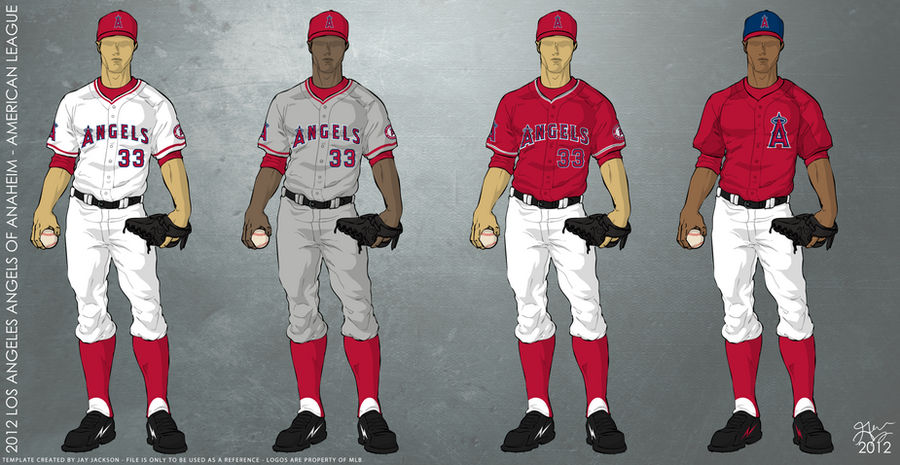 Los Angeles Angels 2012 Uniforms