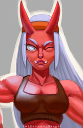 Oni girl ! close up