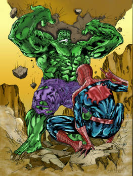 hulk spiderman-Recovered