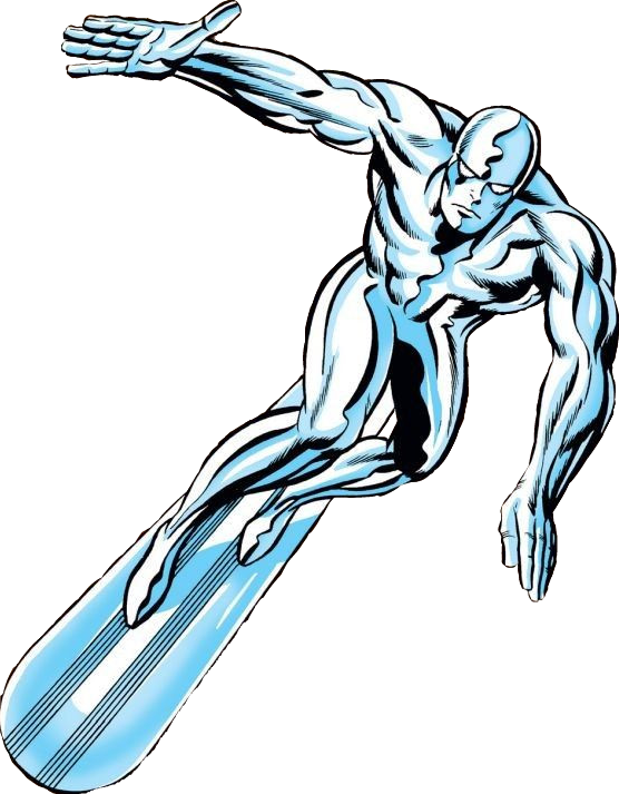 Surfer Sprite Silver Surfer by ironspiderman112 on DeviantArt