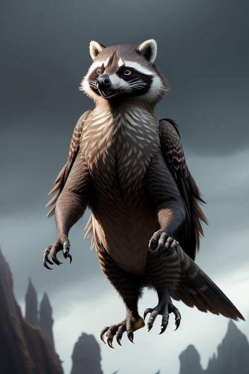 Ornery Racoon Peregrine racoon 06 by ITCC on DeviantArt
