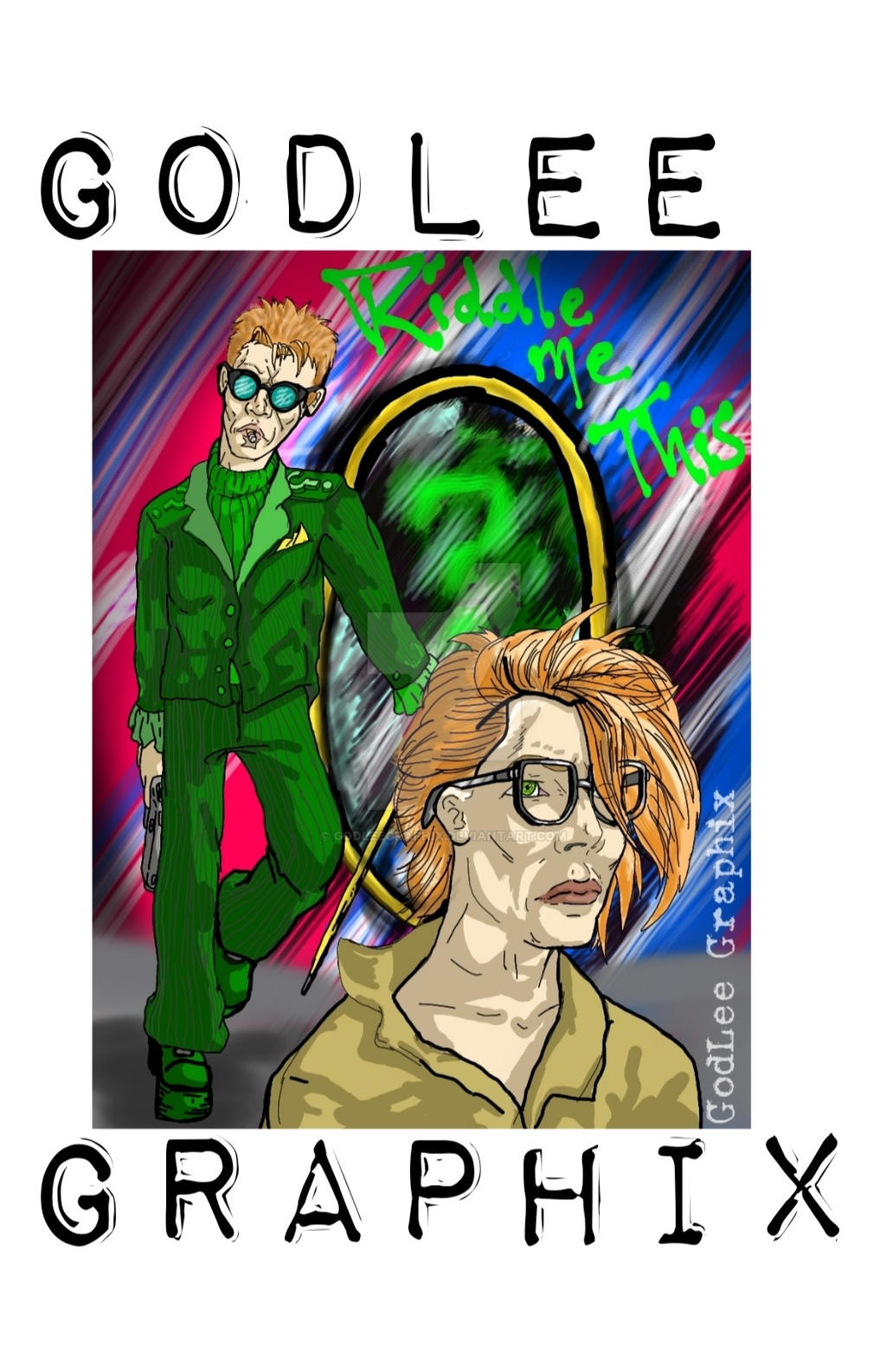 Bowie riddler by godleegraphix on DeviantArt