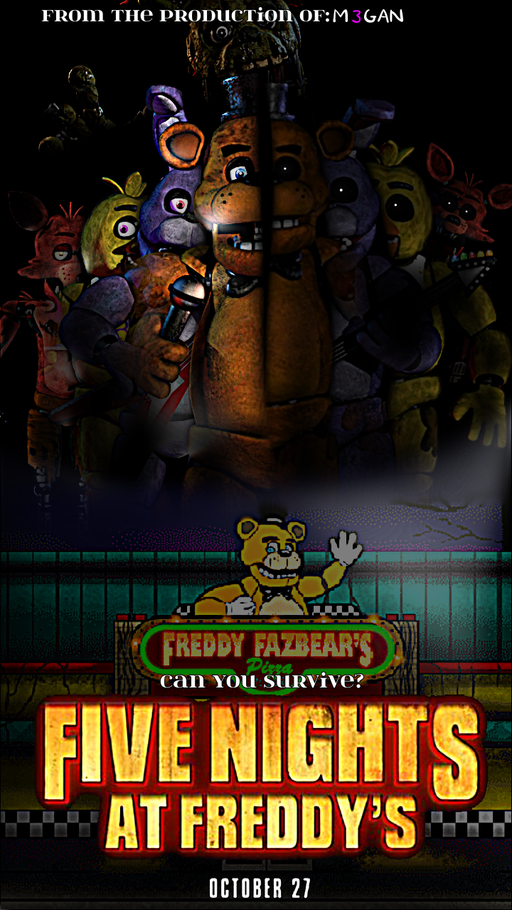 Fnaf 2 movie poster by marvelous554 on DeviantArt