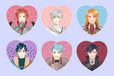 FE3H Heart Buttons