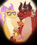 Dragon Family Portrait