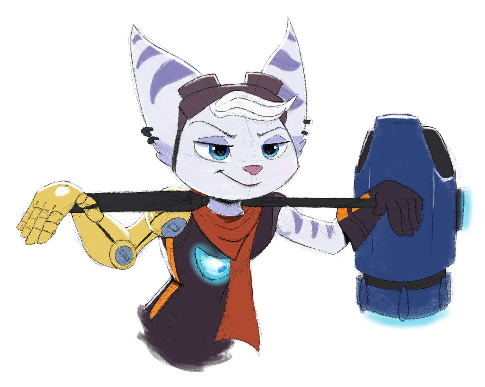 Rivet Sketch by Quirky-Middle-Child on DeviantArt