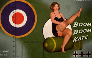 R.A.F. Noseart pin-up