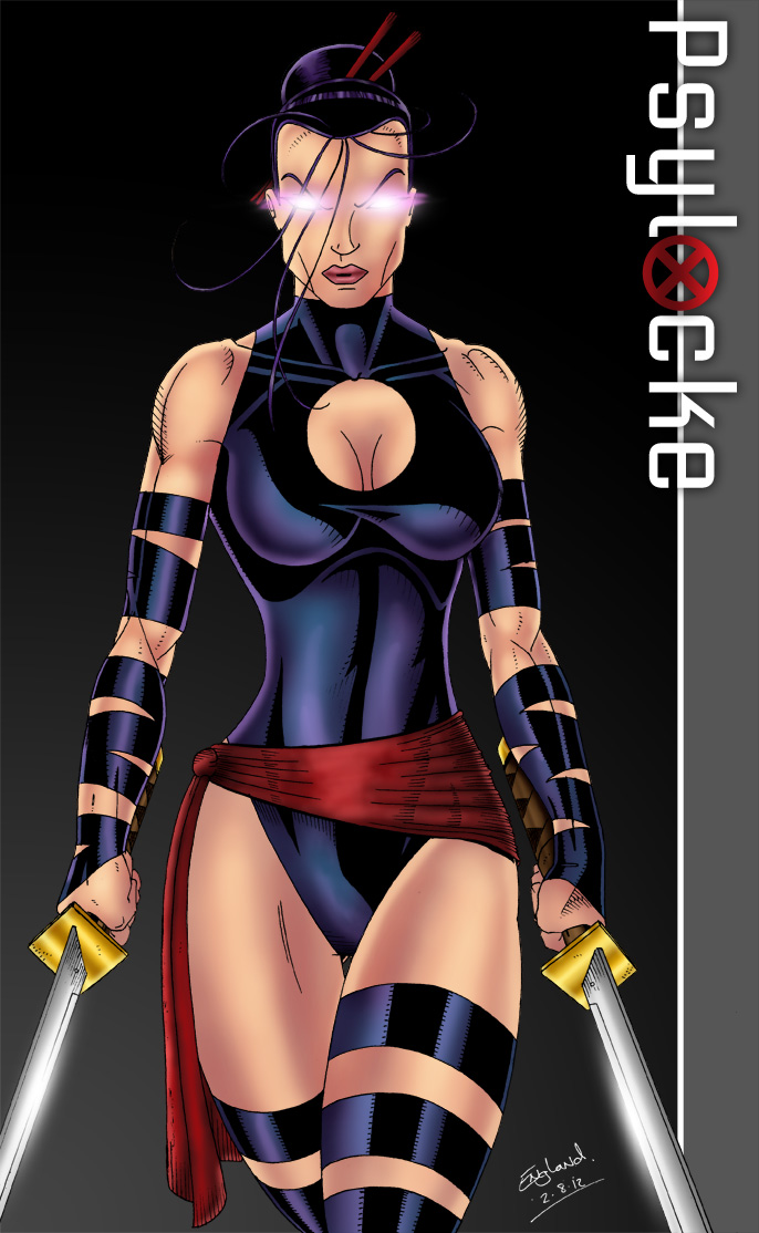 Psylocke Colored