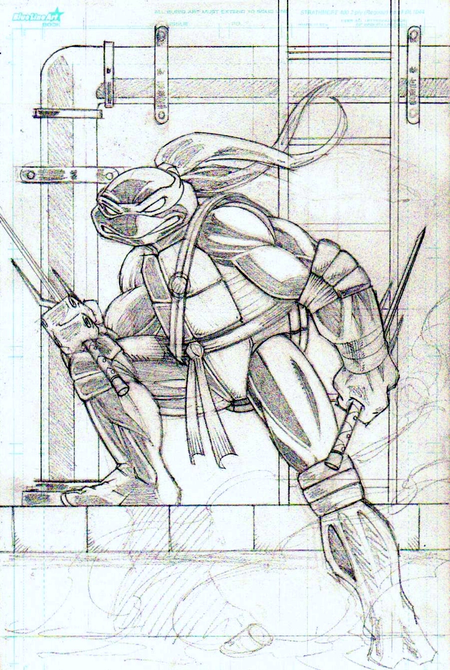 TMNT Raphael Pencils