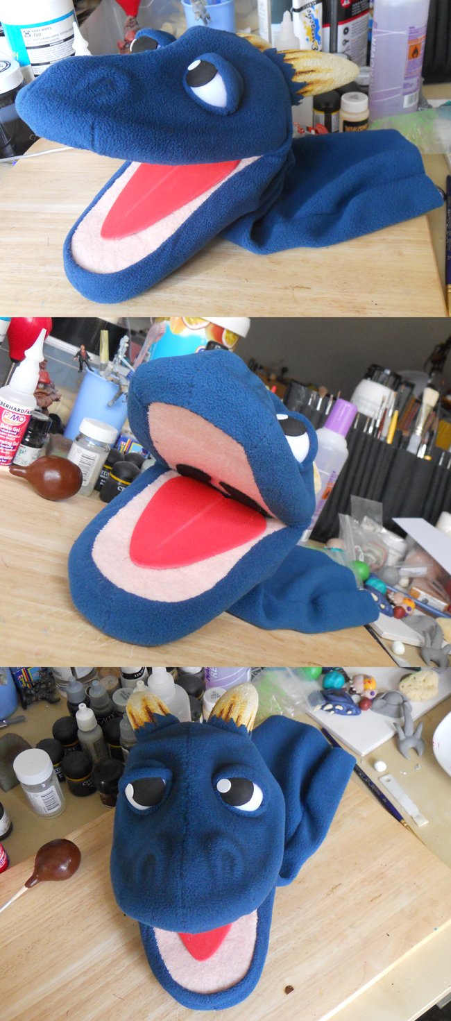 Foam Dragonling WIP 4