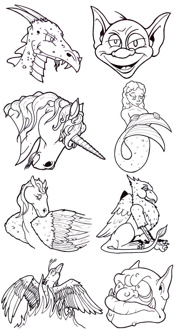 Creature Sheet by Caerban on DeviantArt