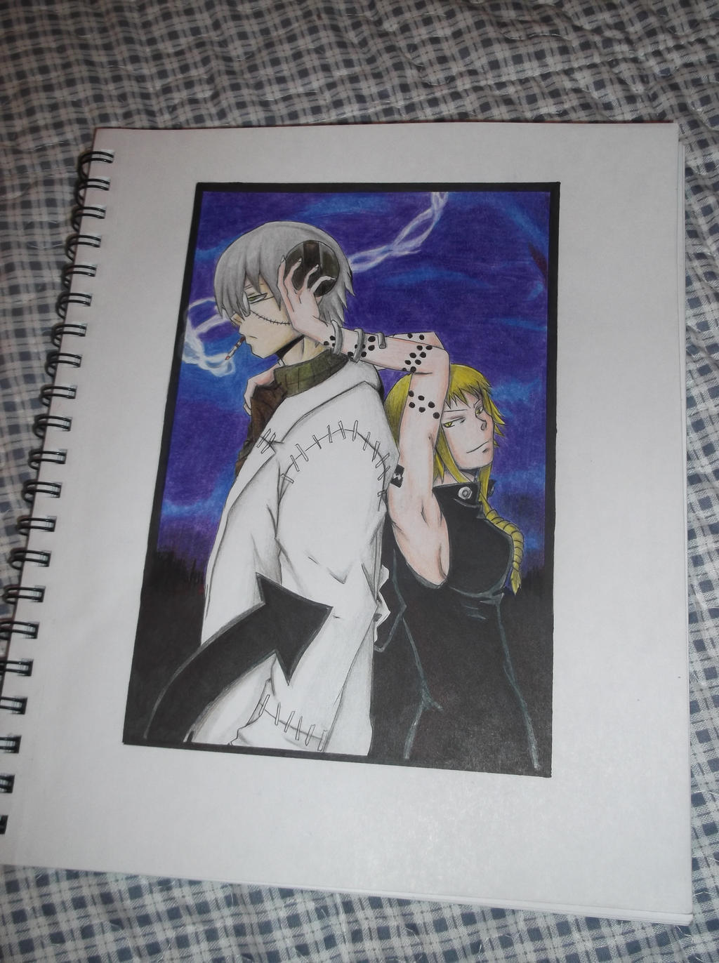 Soul eater- Stein y Medusa