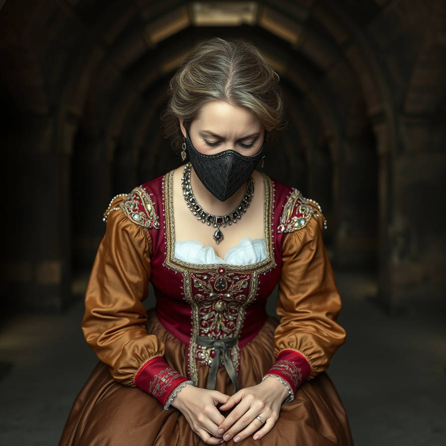 Innocent noblewoman in the dungeon