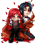 Grell and Sebby chibi