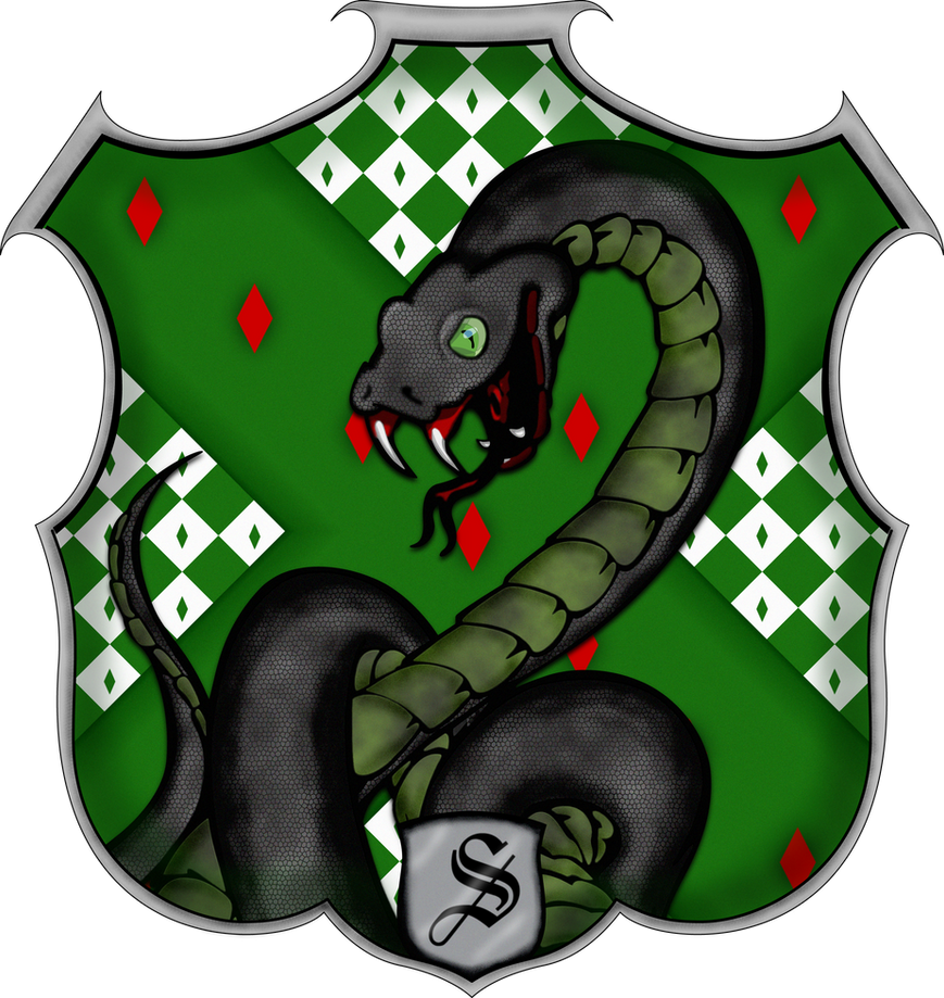 Slytherin Crest by witcheewoman