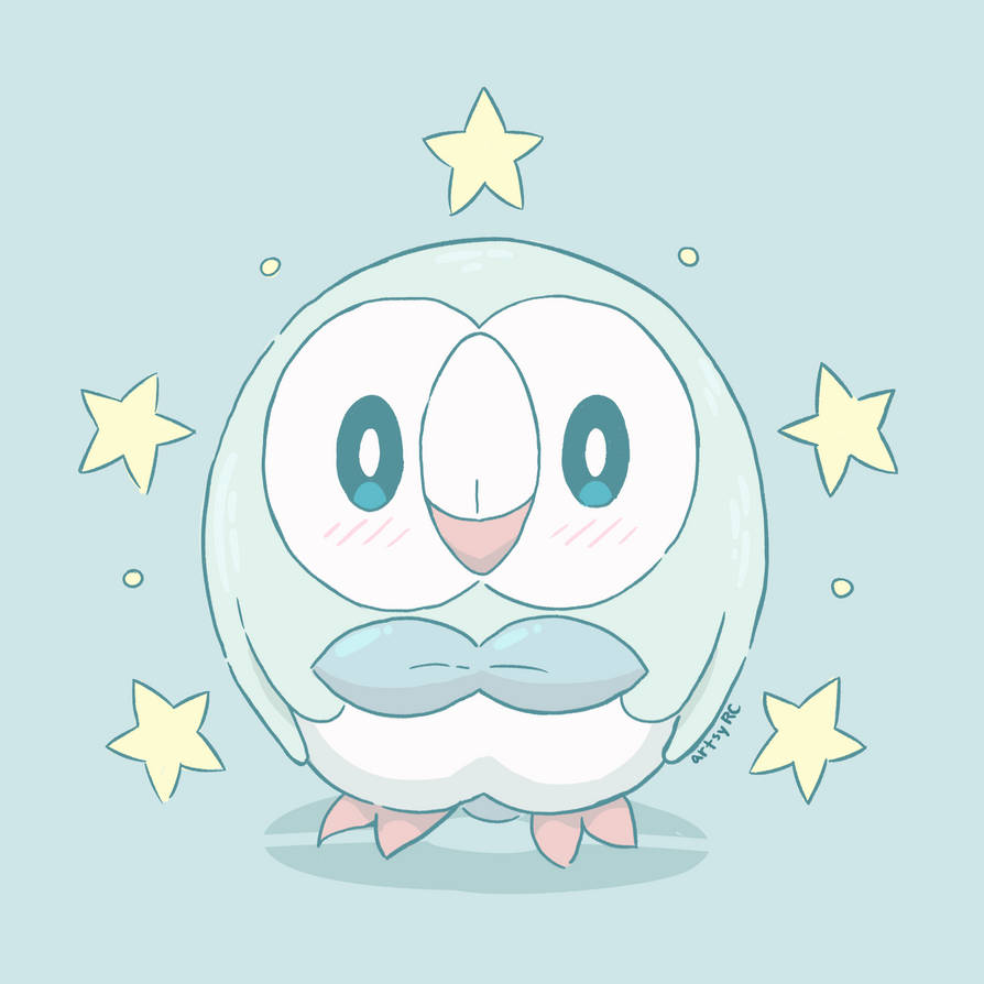 Shiny Rowlet Pattern Shiny Rowlet by ArtsyRC on DeviantArt